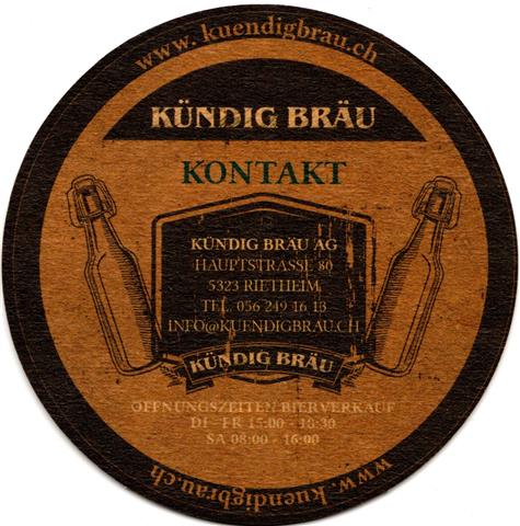 rietheim ag-ch k�ndig rund 1b (215-kontakt-schwarzbraun)